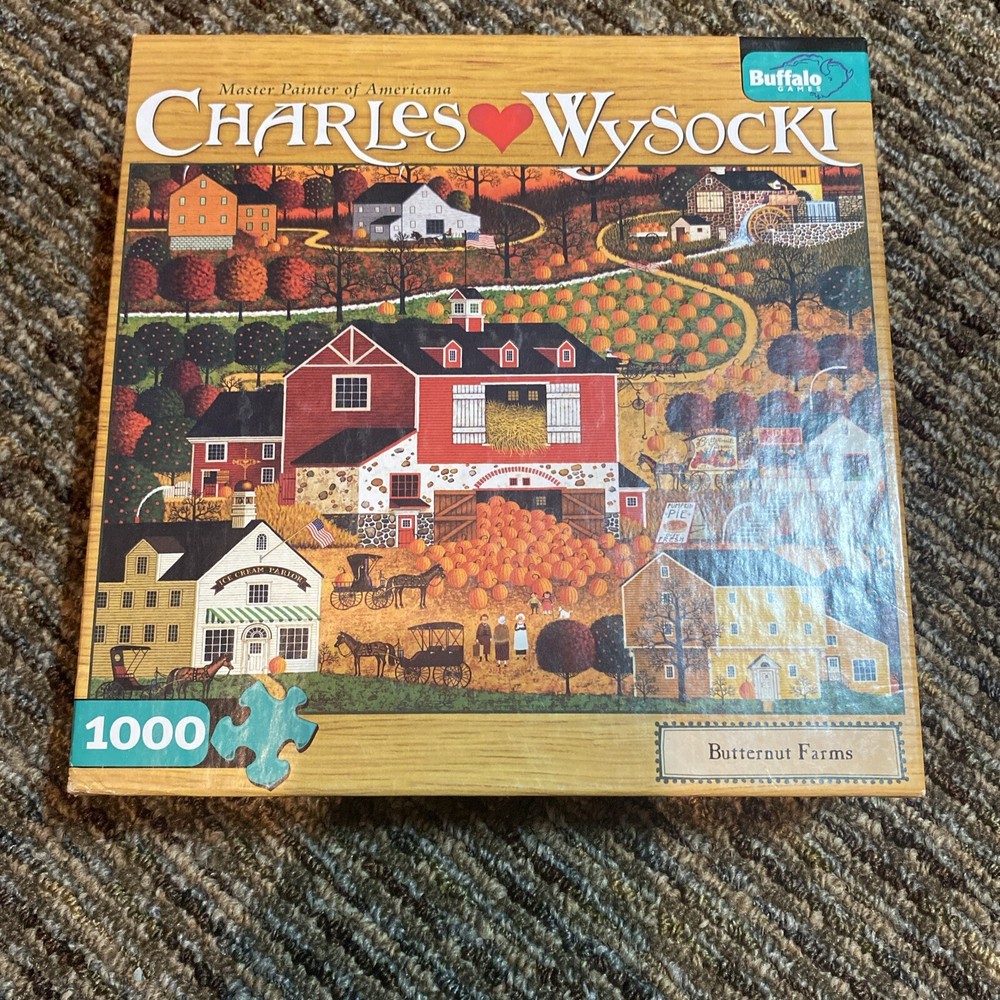 Charles Wysocki Butternut Farms 1000-Piece Puzzle with Paper Included
