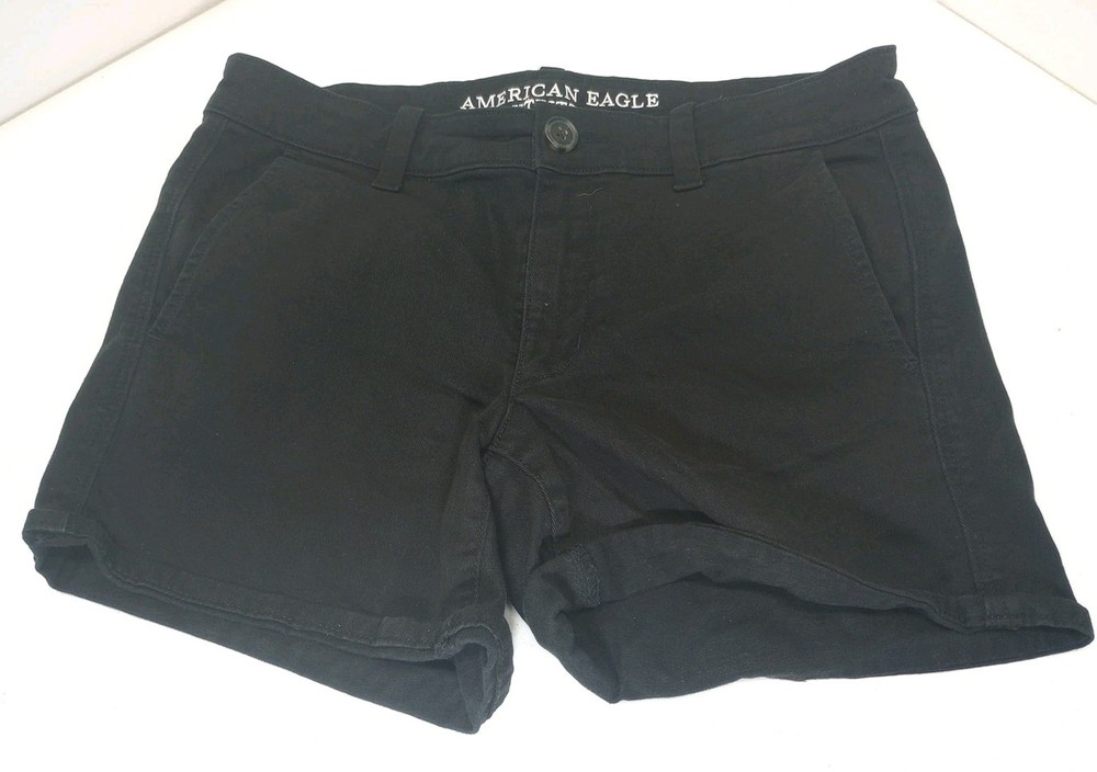 American Eagle Outfitters super stretch shorts AEO Twill MIDI black US 6