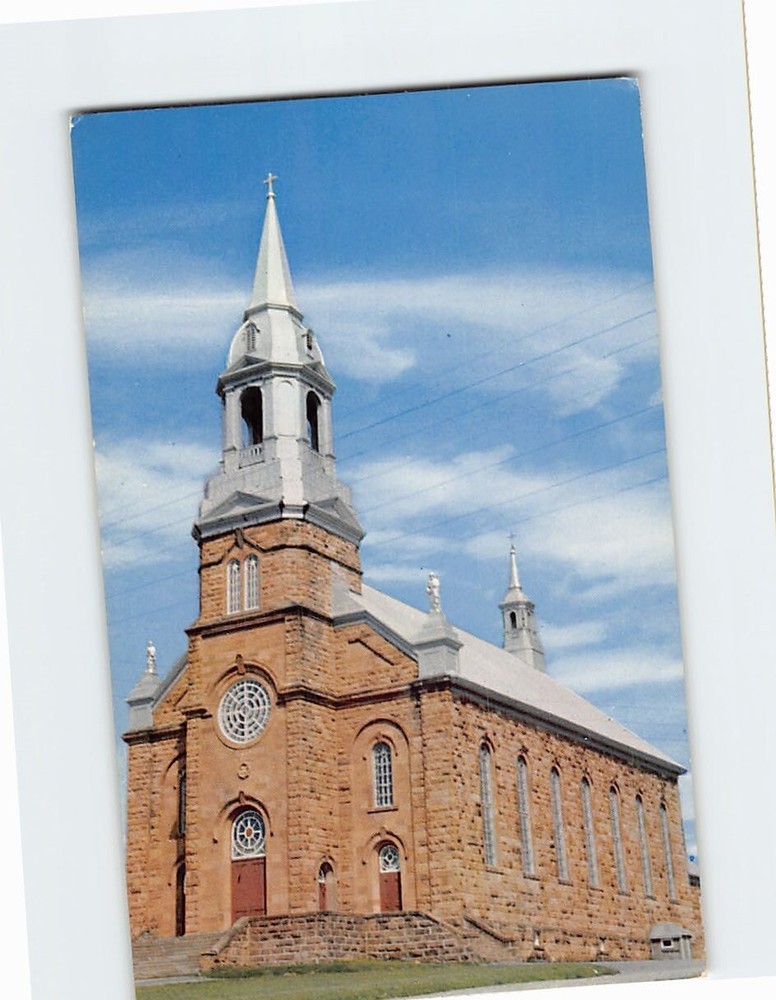 Postcard St. Peter's Church Cheticamp Cape Breton Nova Scotia Canada