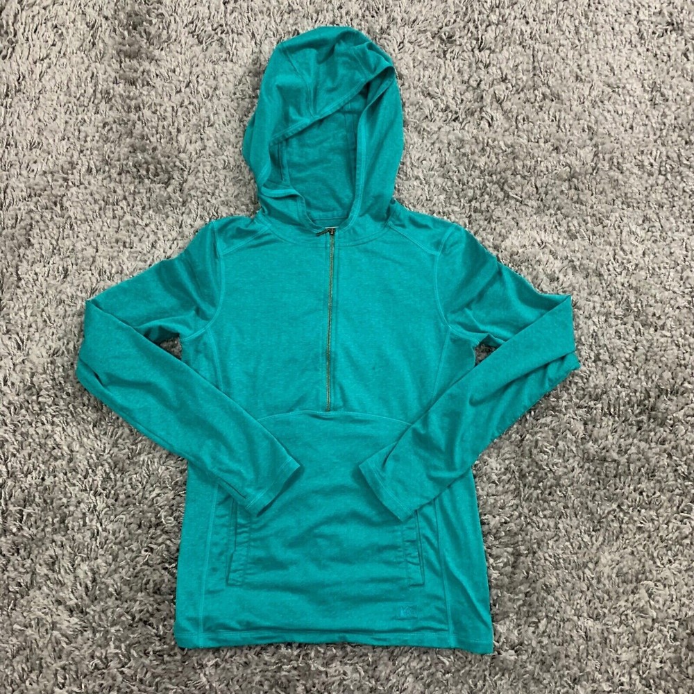 Rei Sweater Womens XS Ladies Green Hoodie Hoodie Hooded Pullover Sweatshirt