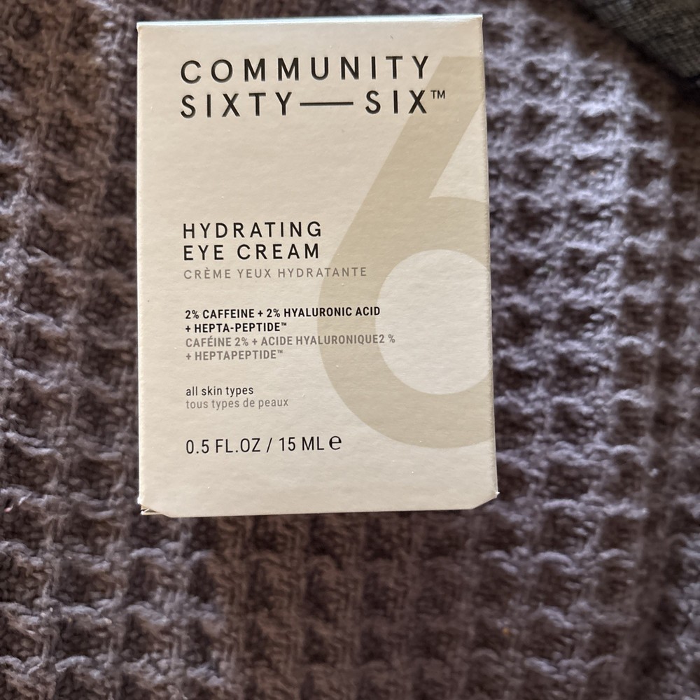 NIB Community Sixty-Six Hydrating Caffeine Eye Cream  .5 Fl Oz