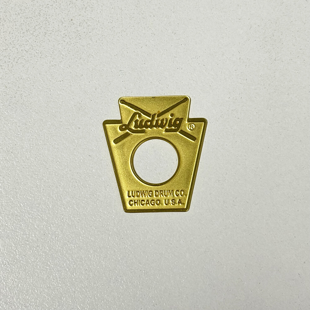 Ludwig 60’s Keystone Drum Badge Vintage Chicago Bass Snare Drum Tom Emblem Part