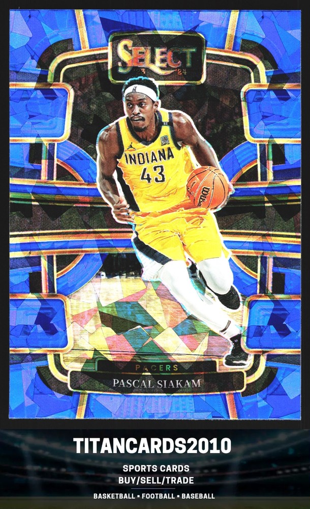 2023-24 Select Concourse Blue Cracked Ice Pascal Siakam Indiana Pacers NBA