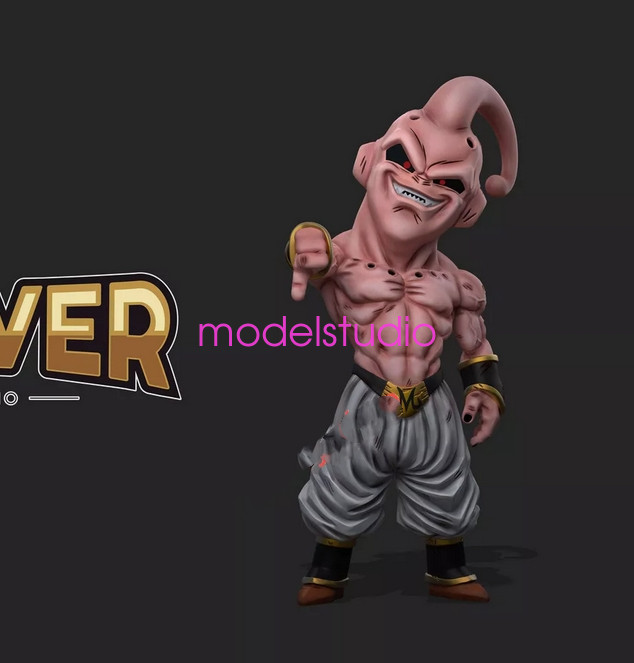 Power Studio Dragon Ball Evil Majin Buu Resin Statue in stock WCF Scale H8.8cm