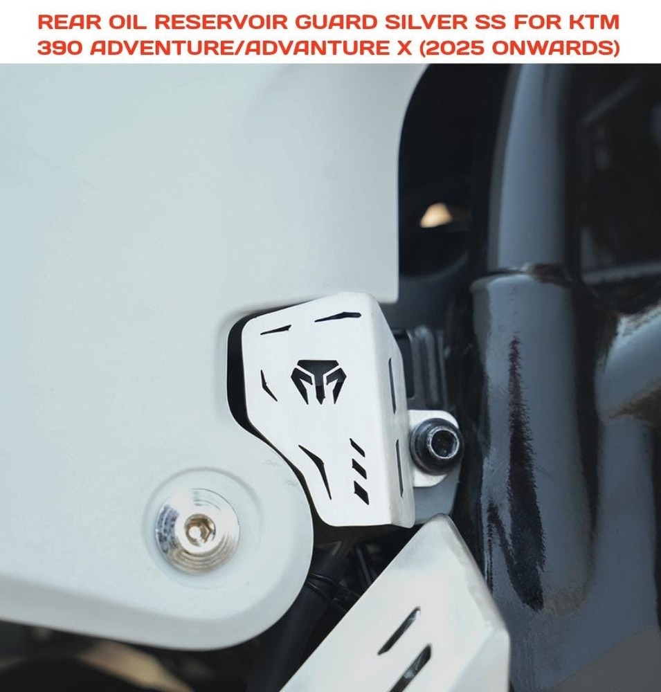 REAR RESERVOIR OIL GUARD (SS) FOR KTM 390 ADVANTURE /ADVENTURE X (2025 ONWARDS)