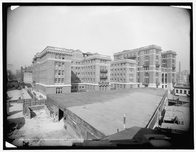 New York NY Bellevue Training School New Hospital 1910s Medical Education