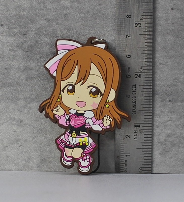 Love Live! Sunshine!! Hanamaru Kunikida Rubber Mascot Figure Keychain