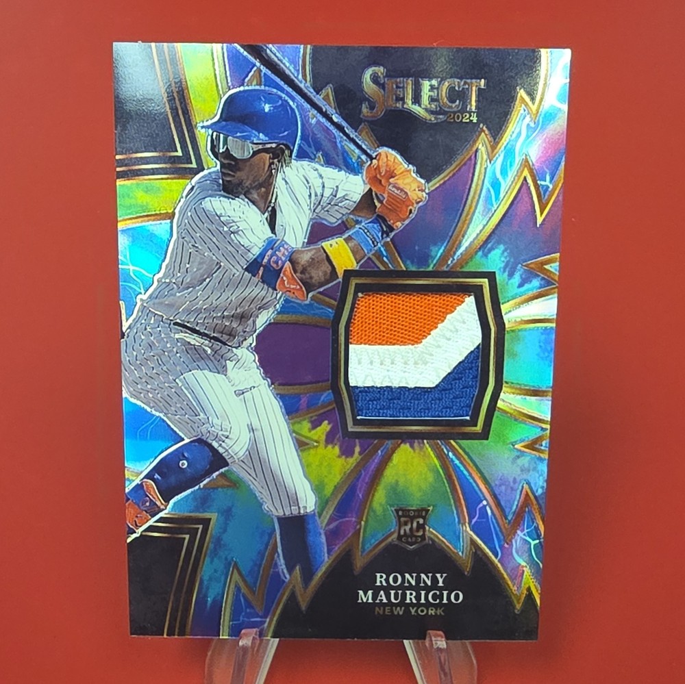 2024 Panini Select - Sparks Ronny Mauricio #SPK-RM Tie-Dye Prizm 25/25 (MEM, RC)