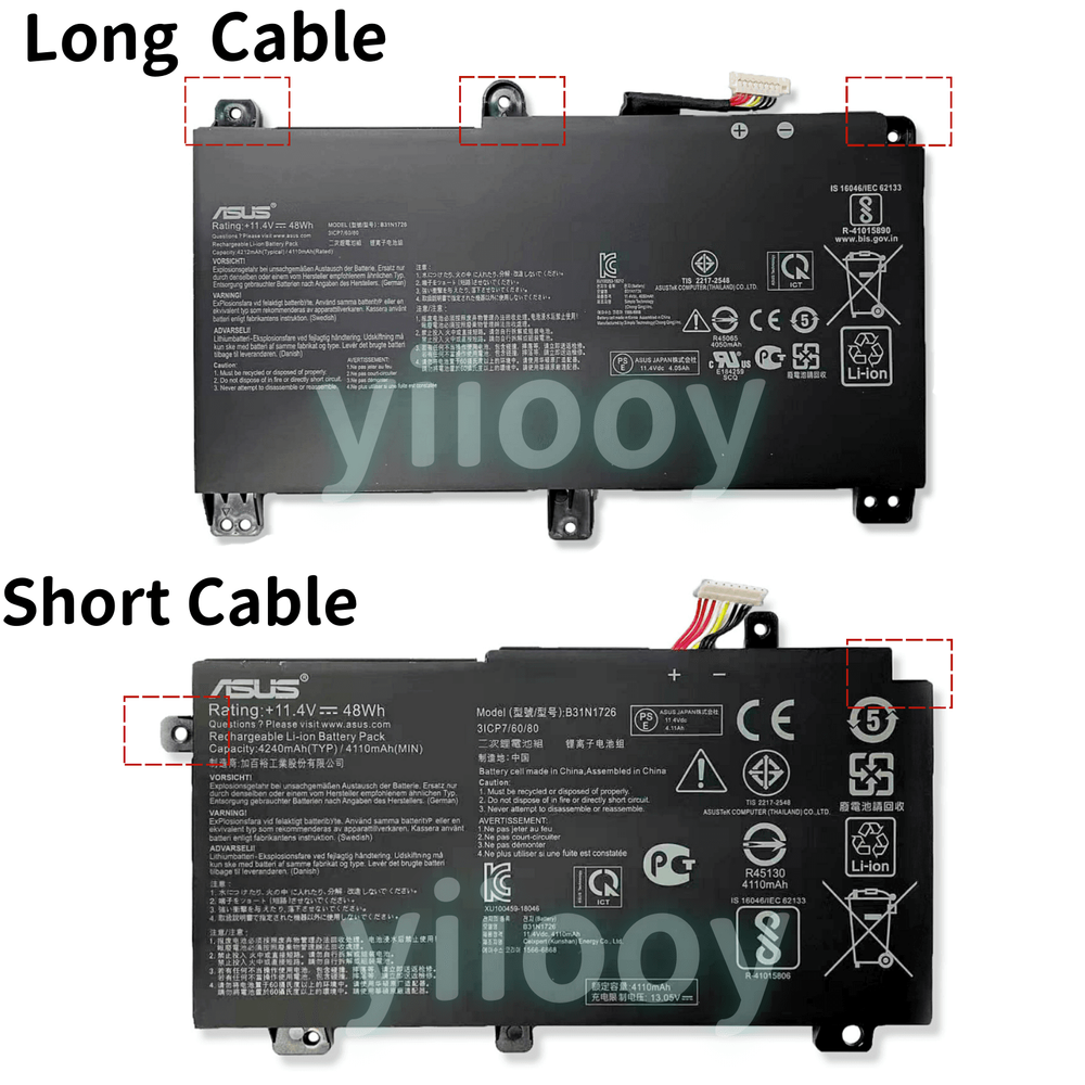 New Genuine B31N1726 Battery for ASUS G512 G512LI G531 G531GT FA506 FA706 FX504