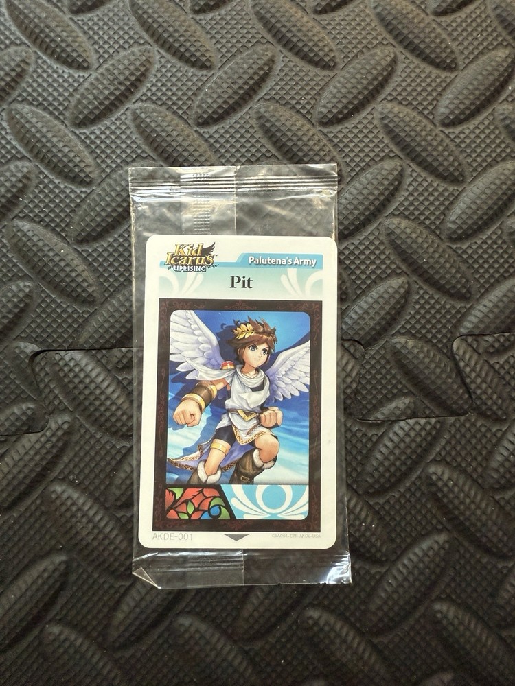 Kid Icarus Uprising Pit AR Card Palutena’s Army Sealed