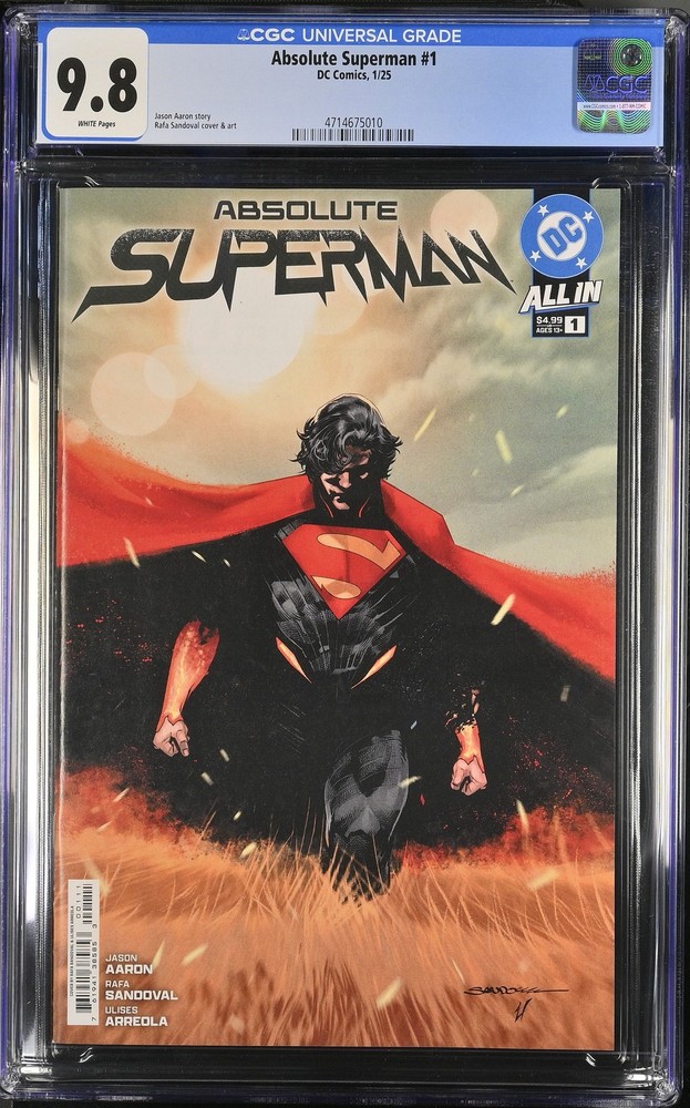 Absolute Superman 1 CGC 9.8 First Print