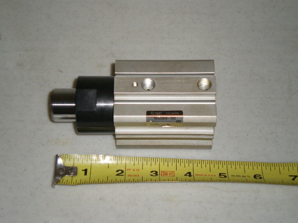 SMC RSDQB40-20D Pneumatic Cylinder Stopper Actuator Free Shipping!