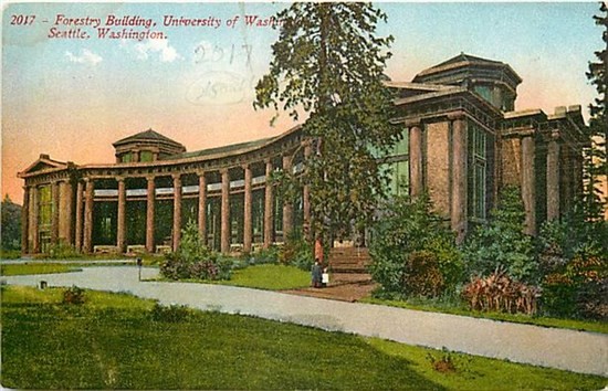 WA, Seattle, University of Washington, Forestry Building, Edward Mitchell 2017