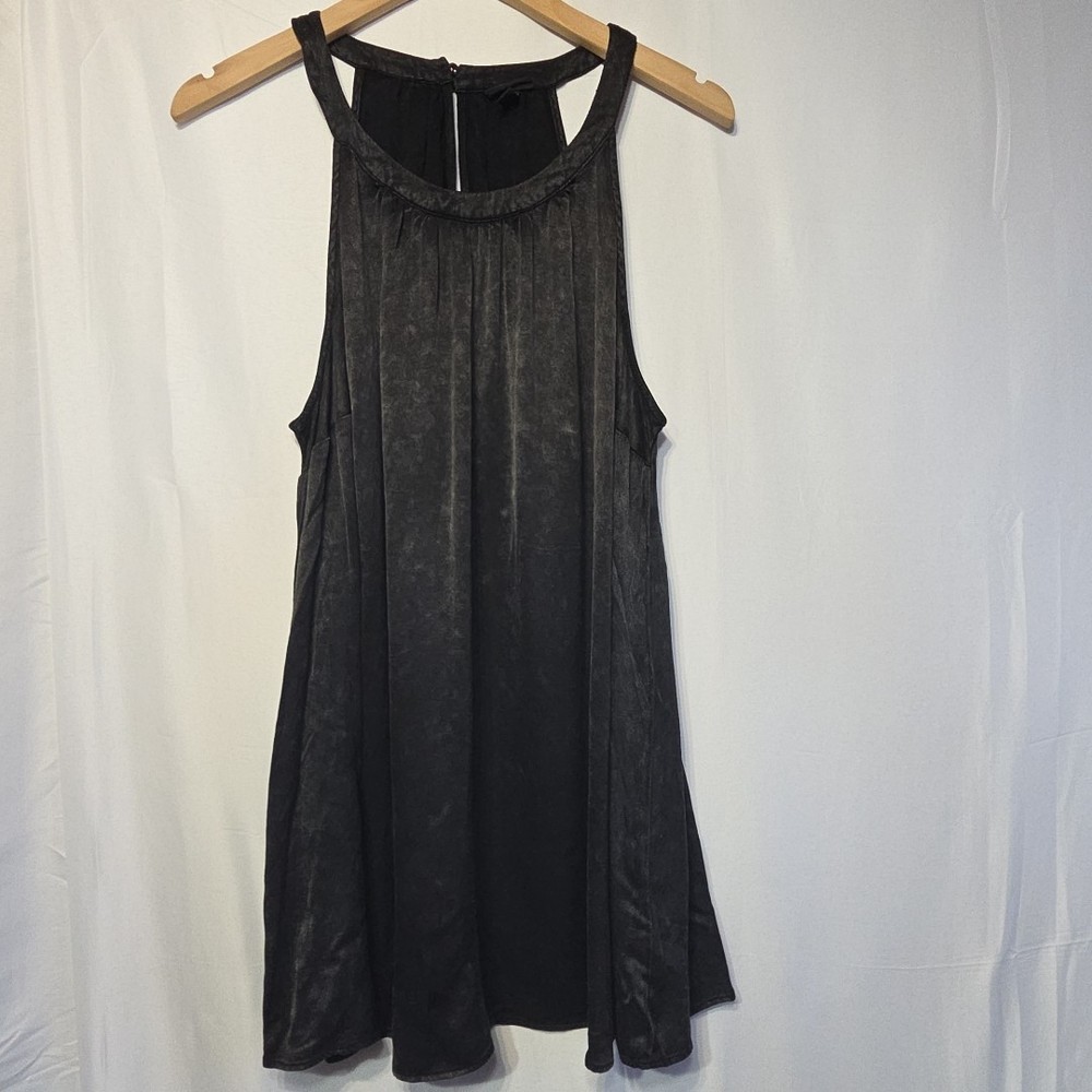 Torrid Women’s Black Stone Washed Sleeveless Blouse Size 0 , Large L
