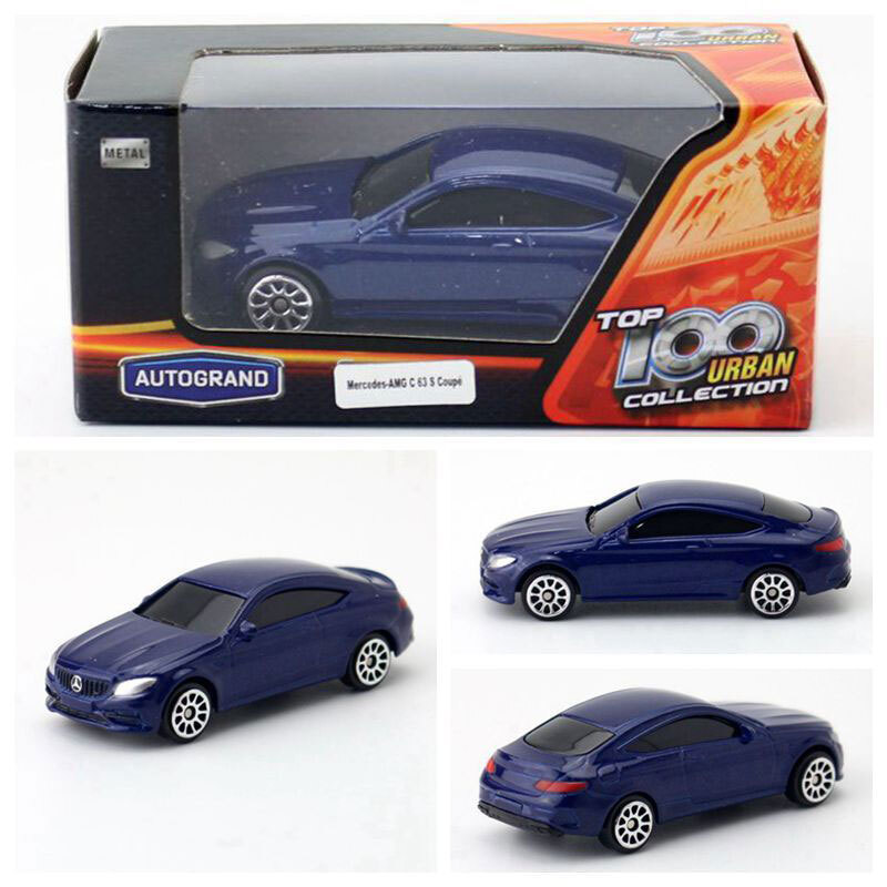 1:64 AMG C63 S Model Car Diecast Toy Cars Toys for Boys Girls Kids Gifts Blue