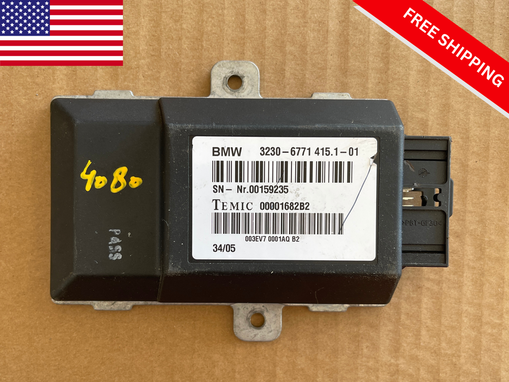 2006-2008 BMW 750I GENUINE POWER STEERING COLUMN CONTROL MODULE OEM 67714151