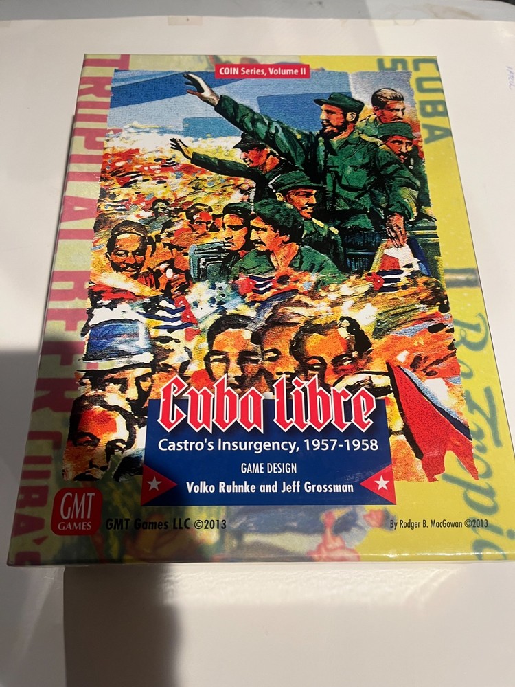GMT Games Cuba Libre Castro's Insurgency 1957-1958  New in Open Box