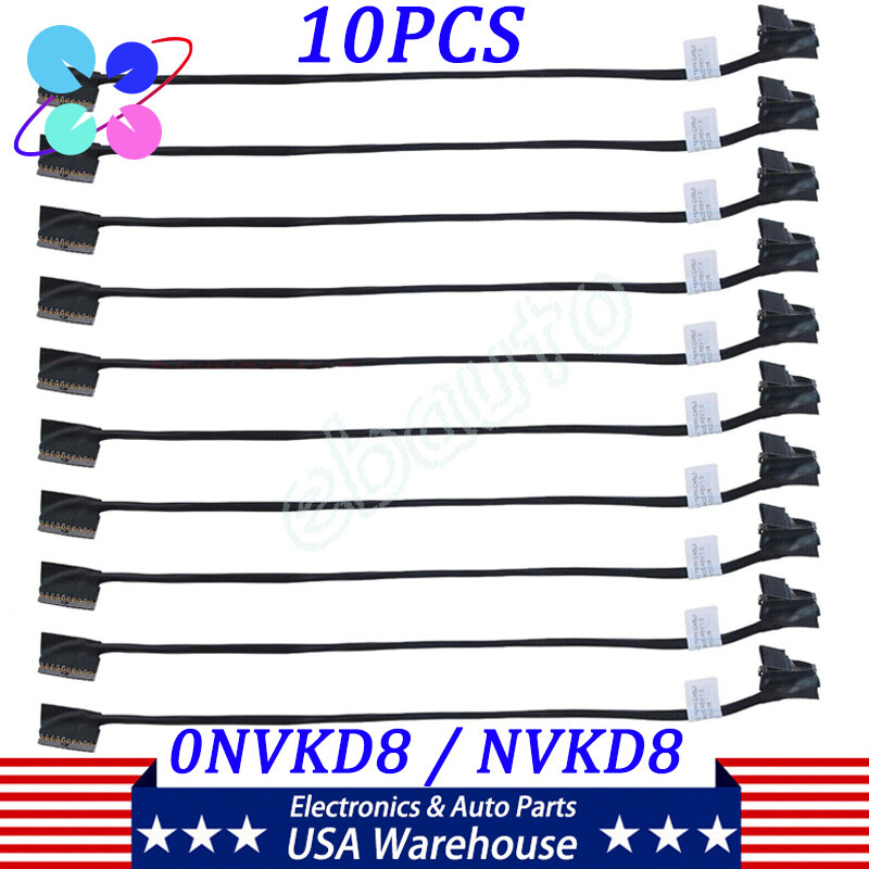 10x Battery Cable For Dell Latitude 5480 5280 5580 5590 5490 5495 0NVKD8 NVKD8