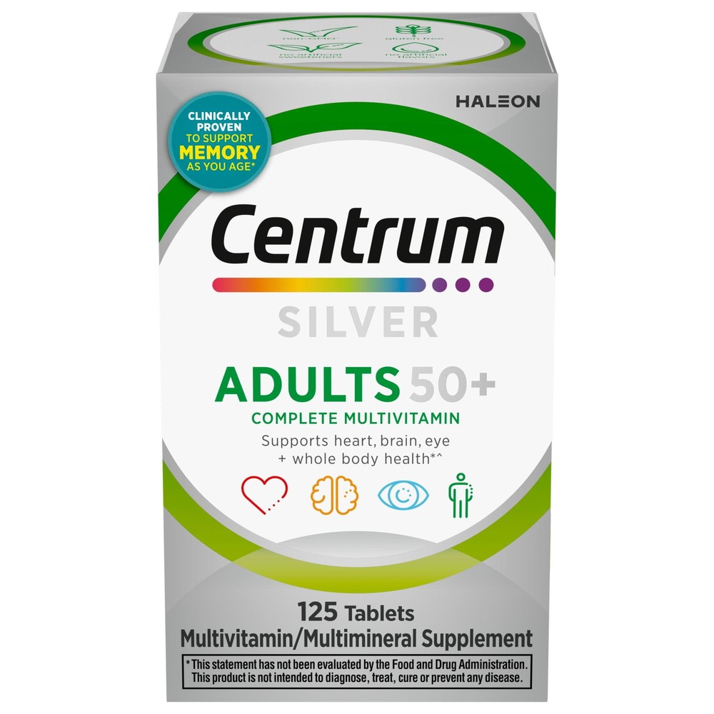 Centrum Silver Adults 50 Plus Vitamins, Multivitamin Supplement, for Adults