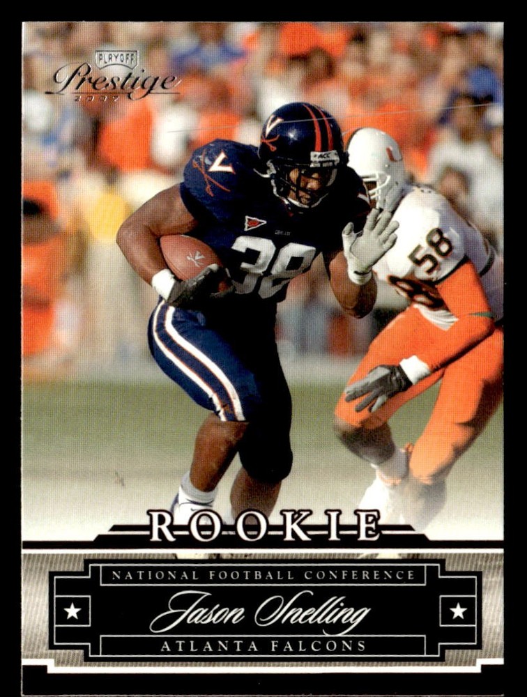 Jason Snelling 2007 Playoff Prestige Rookie Card #206 Atlanta Falcons