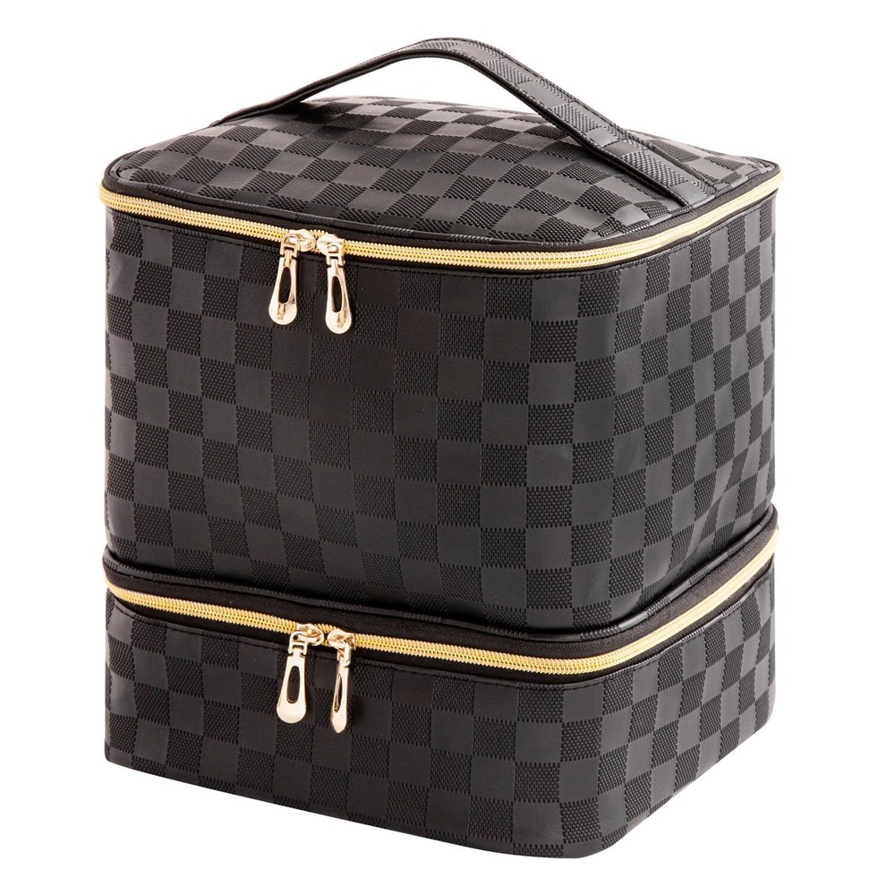 Nail Polish Organizer Bag with UV Light Case - Holds 30 Bottles and 1 UV  Lamp,