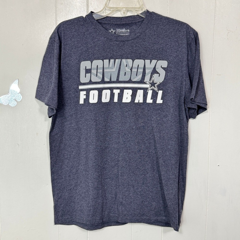 Dallas Cowboys Football T-Shirt Mens Graphic Logo Star NFL Heather Size Large