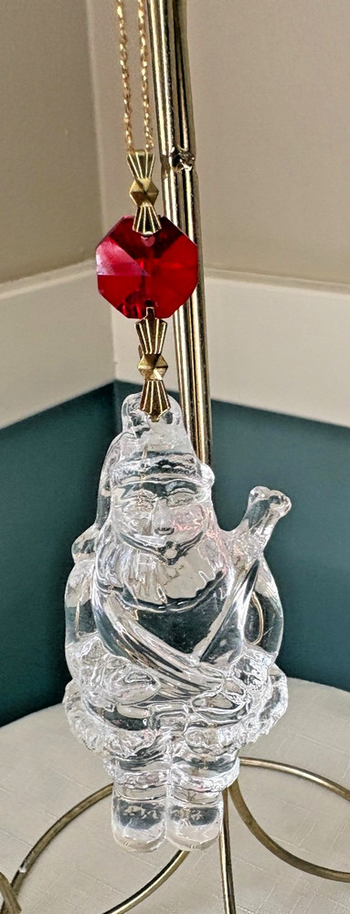 Marquis By Waterford Crystal Santa Claus 3” 4th In Series Ornament  #146287