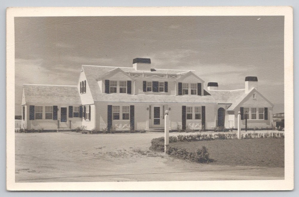 Vintage RPPC Large Multi-Gable House Architecture Real Photo Postcard