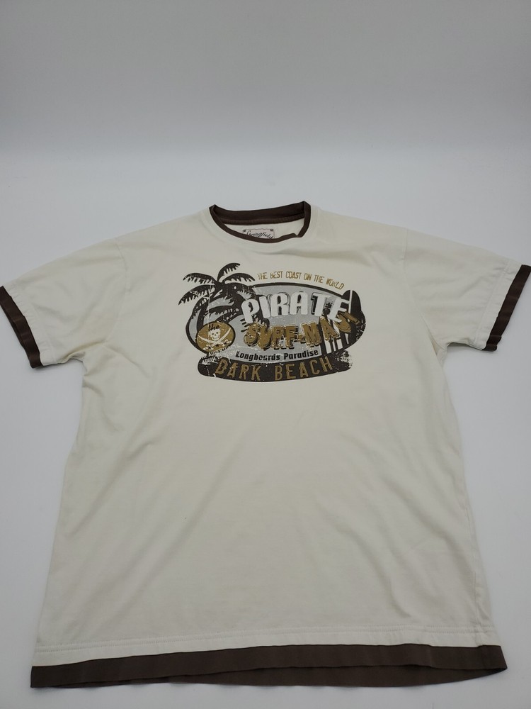 Springfield T-shirt Men Large Longboards Paradise Brown Beige…#14881