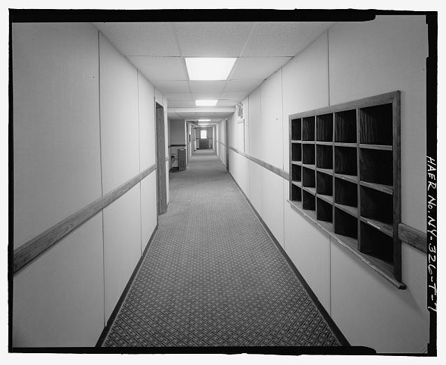Plattsburgh Air Force Base New York 1970s Hallway Interior Military Base