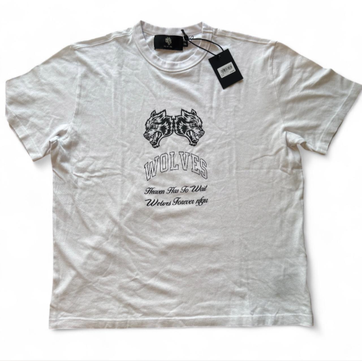 DARC SPORT SIZE XLARGE HEAVEN HAS TO WAIT WOLVES FOREVER SSDD NFGU GRAPHIC SHIRT