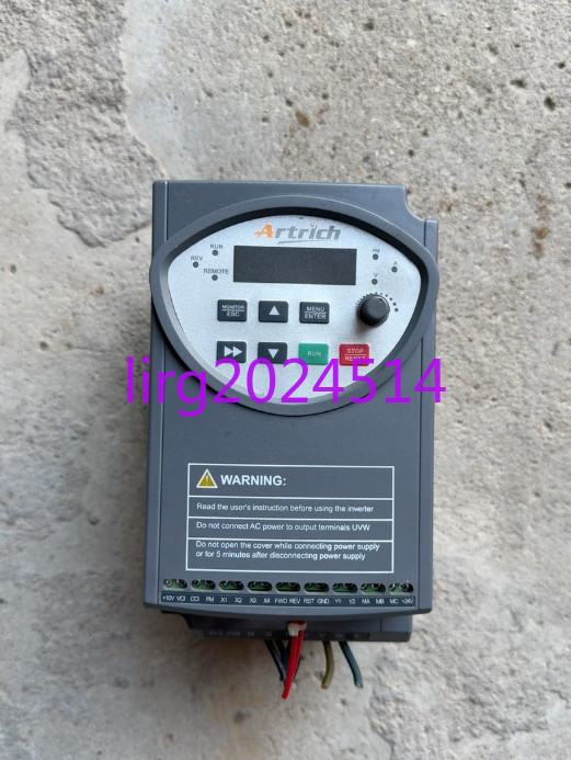 1pc used  Artrich AR100L-0008 0.75KW