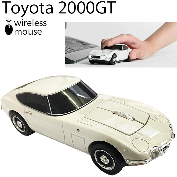 Toyota 2000GT Wireless Mouse Ivory Bluetooth Limited Edition Japan Camsho