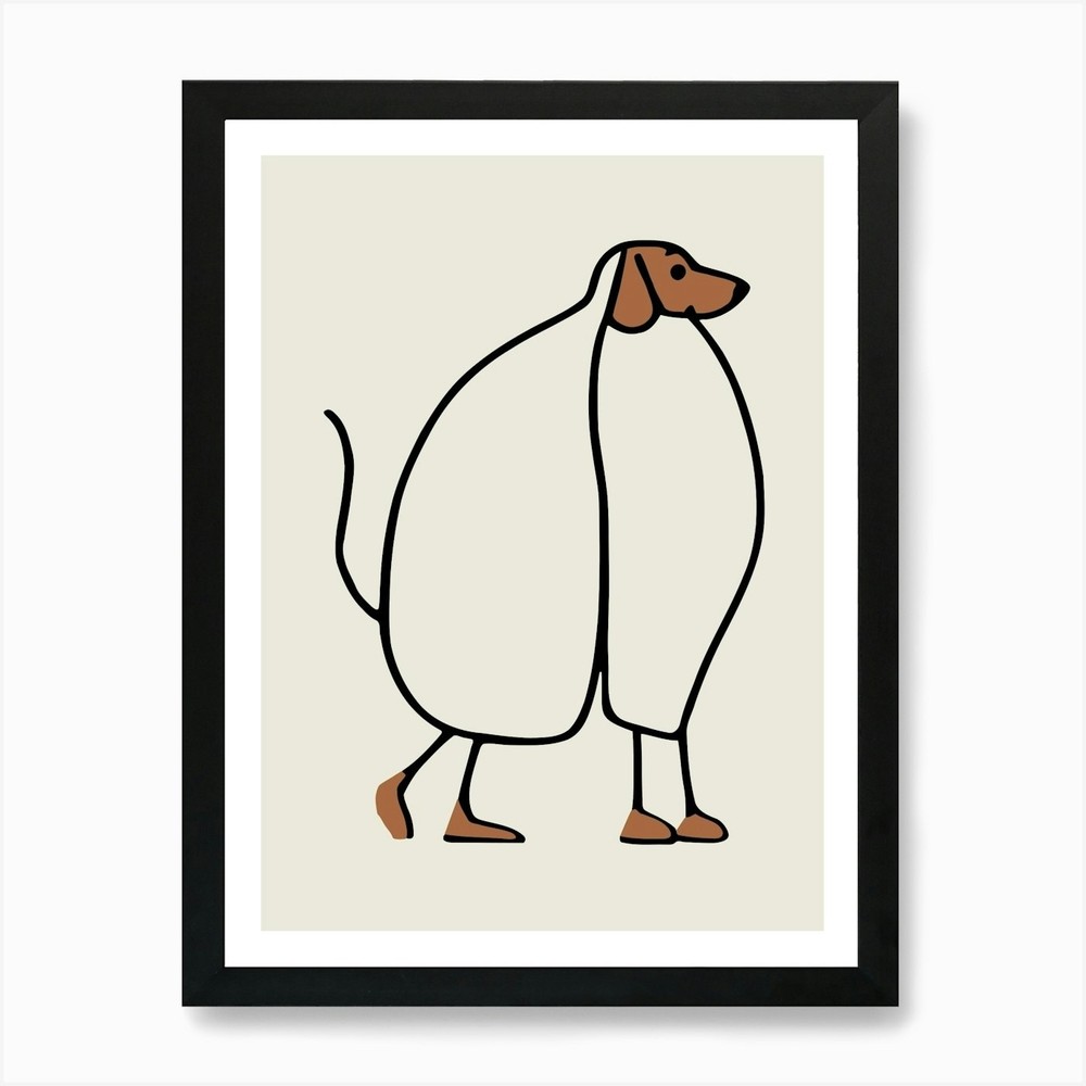 dog art Art Print Framed Wall Art Poster Canvas Print Picture