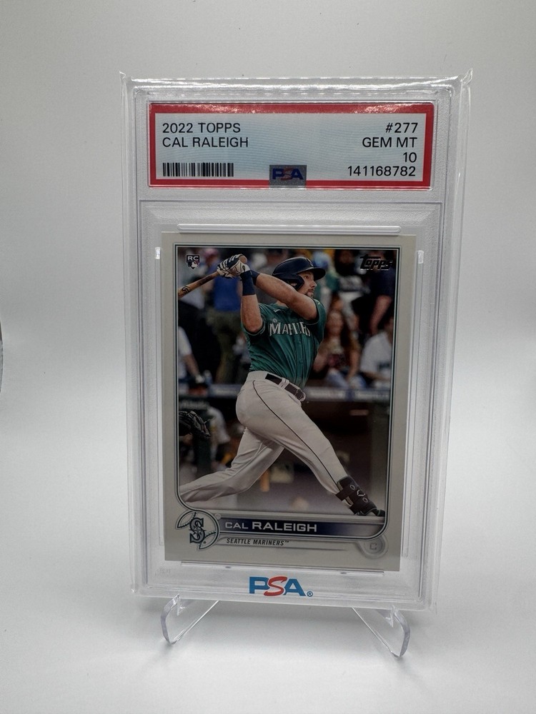 2022 Topps #277 Cal Raleigh Rookie Rc Psa 10