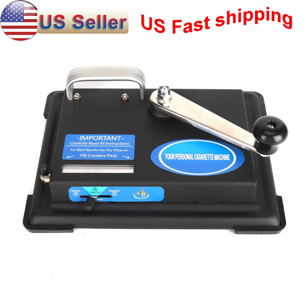 Portable Manual Cigarette Rolling Machine Tobacco Roller Injector Maker Easy
