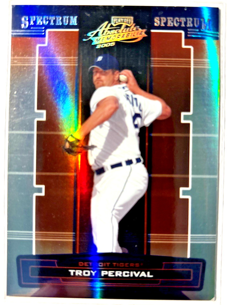 2005 Playoff Absolute Memorabilia Spectrum Silver /150 Troy Percival #199