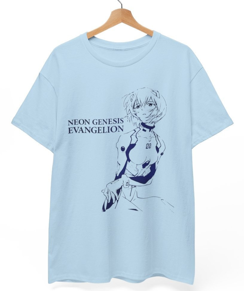 First Child T-Shirt Neon Genesis Evangelion Rei Ayanami Anime Unisex Tee