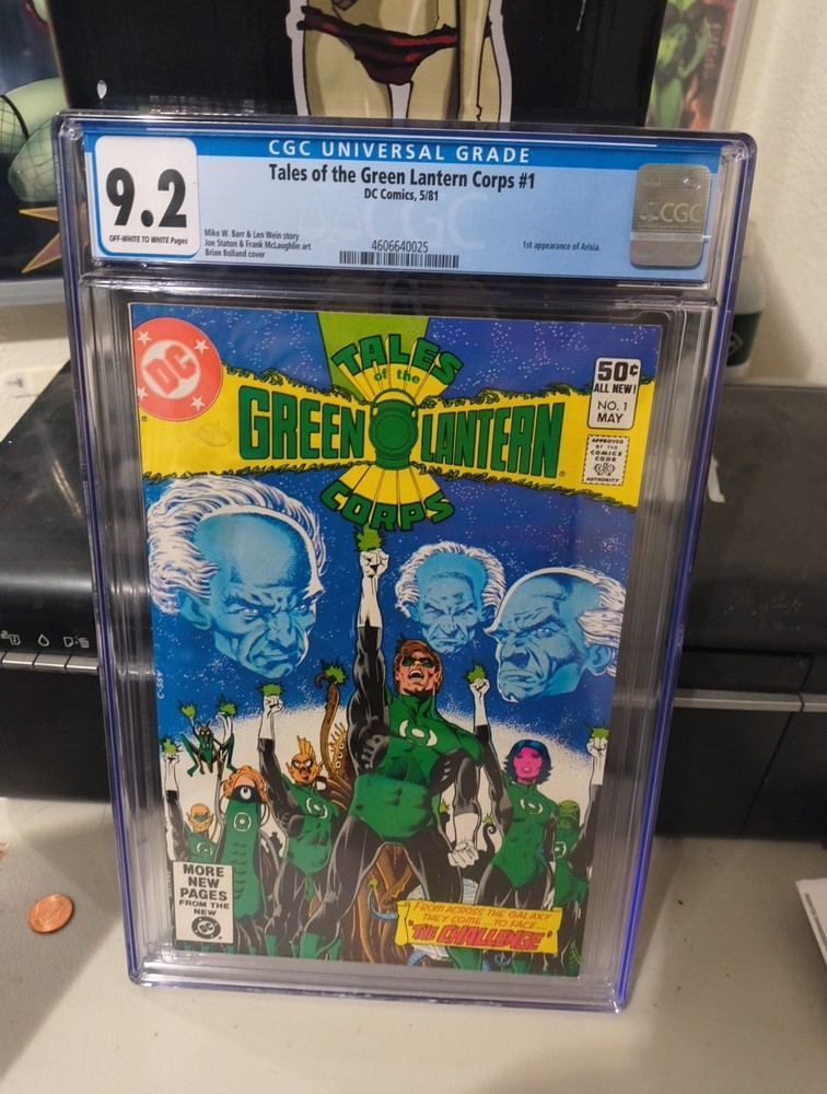 Tales of the Green Lantern Corps #1 CGC 9.2 (1981) 1st App. of Arisia!