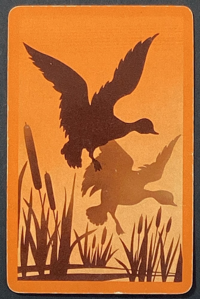 Duck Bird Vintage Single Swap Playing Card