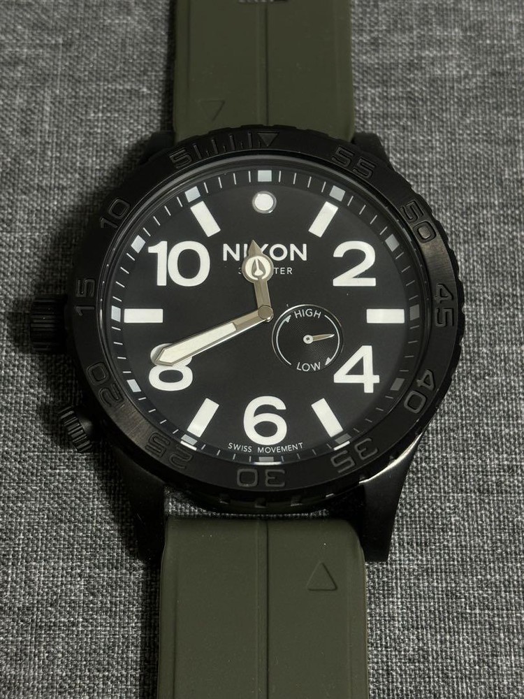 Nixon 51-30 Tide Graph Bk/Or