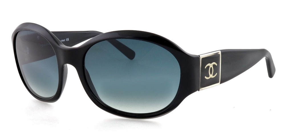 CHANEL CH 5070 Black Oversized CC Sunglasses 61mm Italy Cocomark