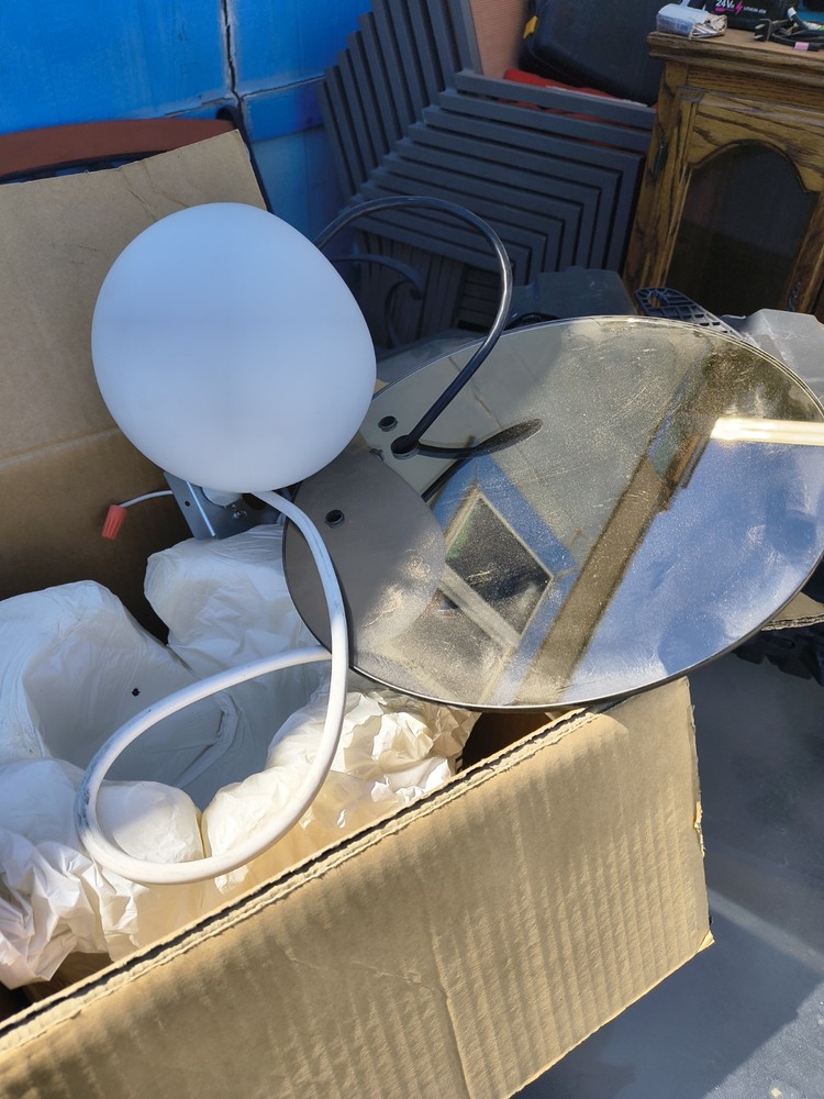 Título SugeridoEstiluz Circ Mirror Wall Sconce - Designer Spanish Lighting by