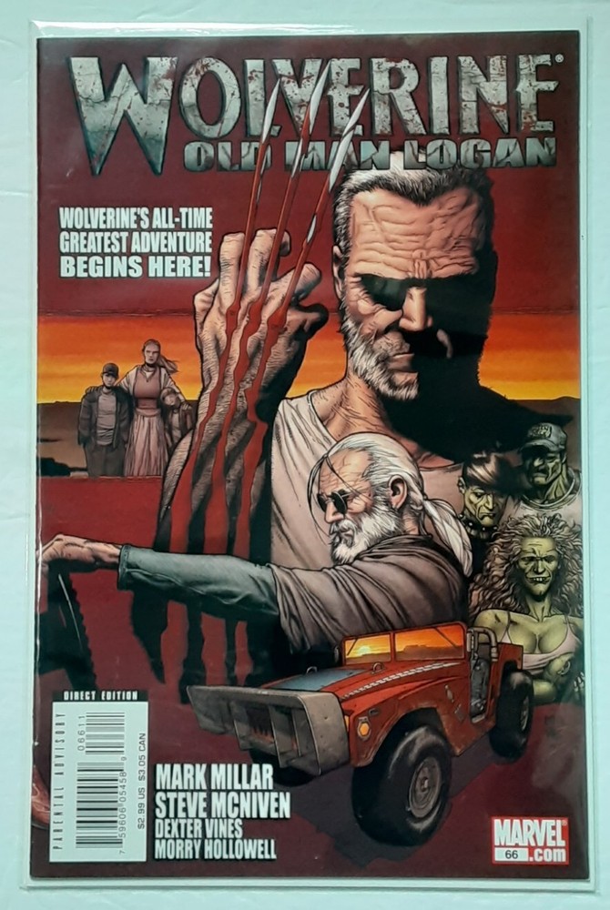 Wolverine Vol 3 issue #66 1st Print Old Man Logan VF UNREAD Steve McNiven Cover
