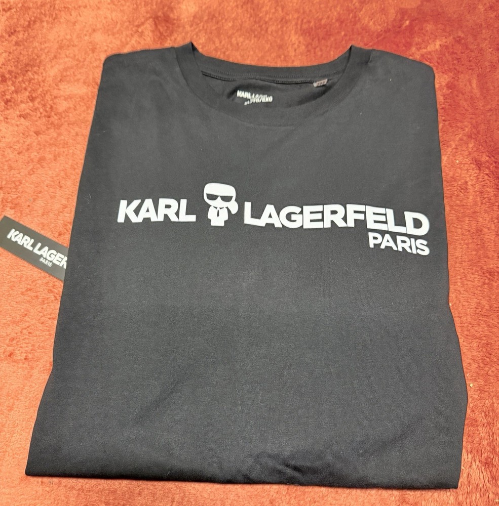 KARL LAGERFELD T SHIRT MENS SIZE XL ,#MADE IN PERU ,comfy To Wear