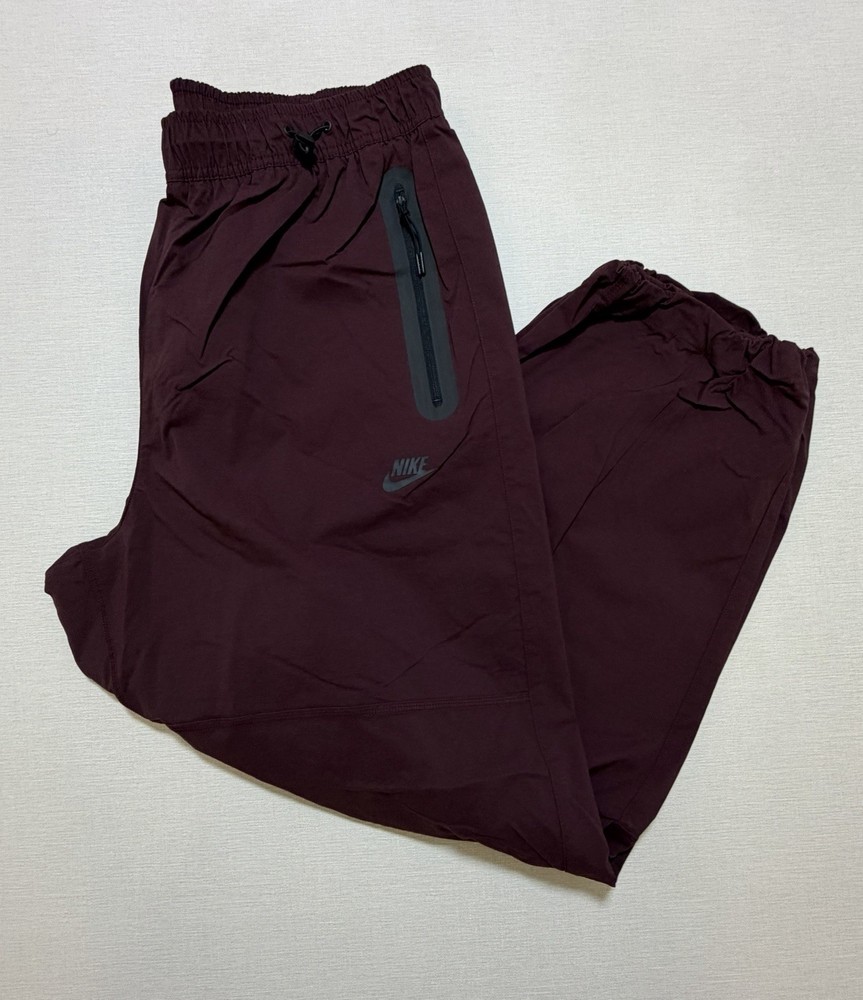 Nike Tech Woven Oversized Pants Burgundy Men’s Size Large HM7158-652 NWT