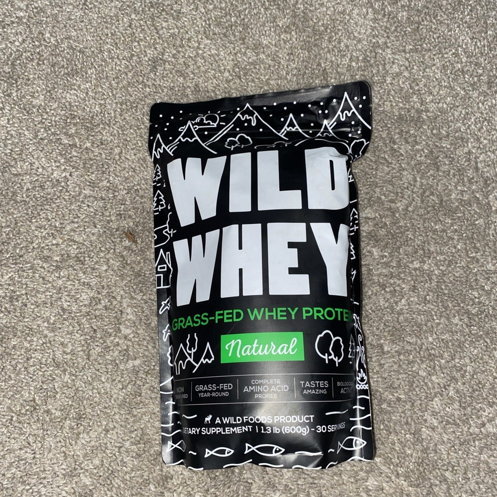 Grass-Fed Cold Process Whey Protein from Pasture-Raised Cows Nondenatured