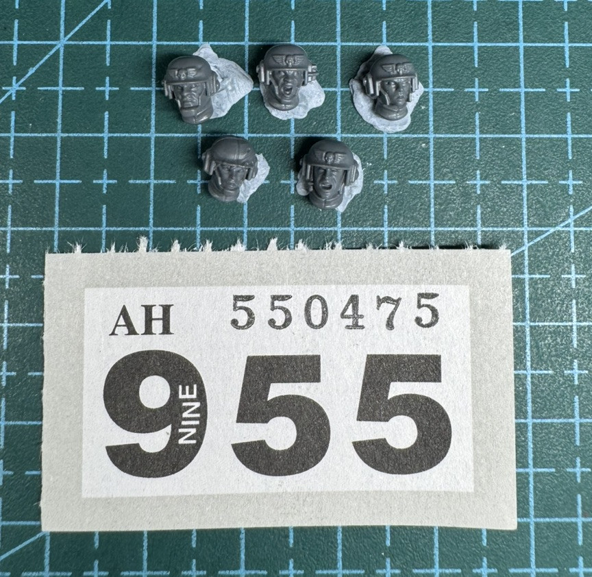 Cadian Shock Troop Helmet Guard Astra Militarum 40K Heresy Bits Kit New