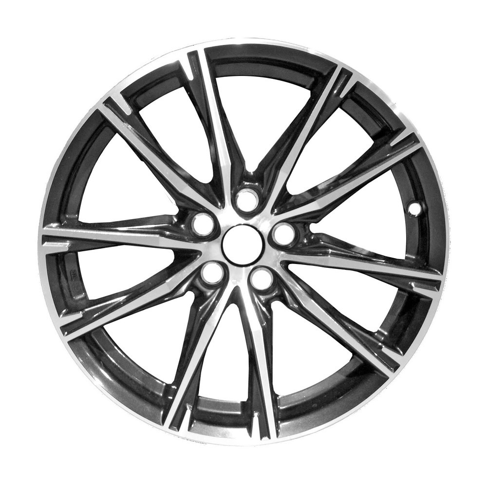 17x7 Machined Dark Charcoal Metallic Wheel fits 2017-2020 Toyota 86 Coupe
