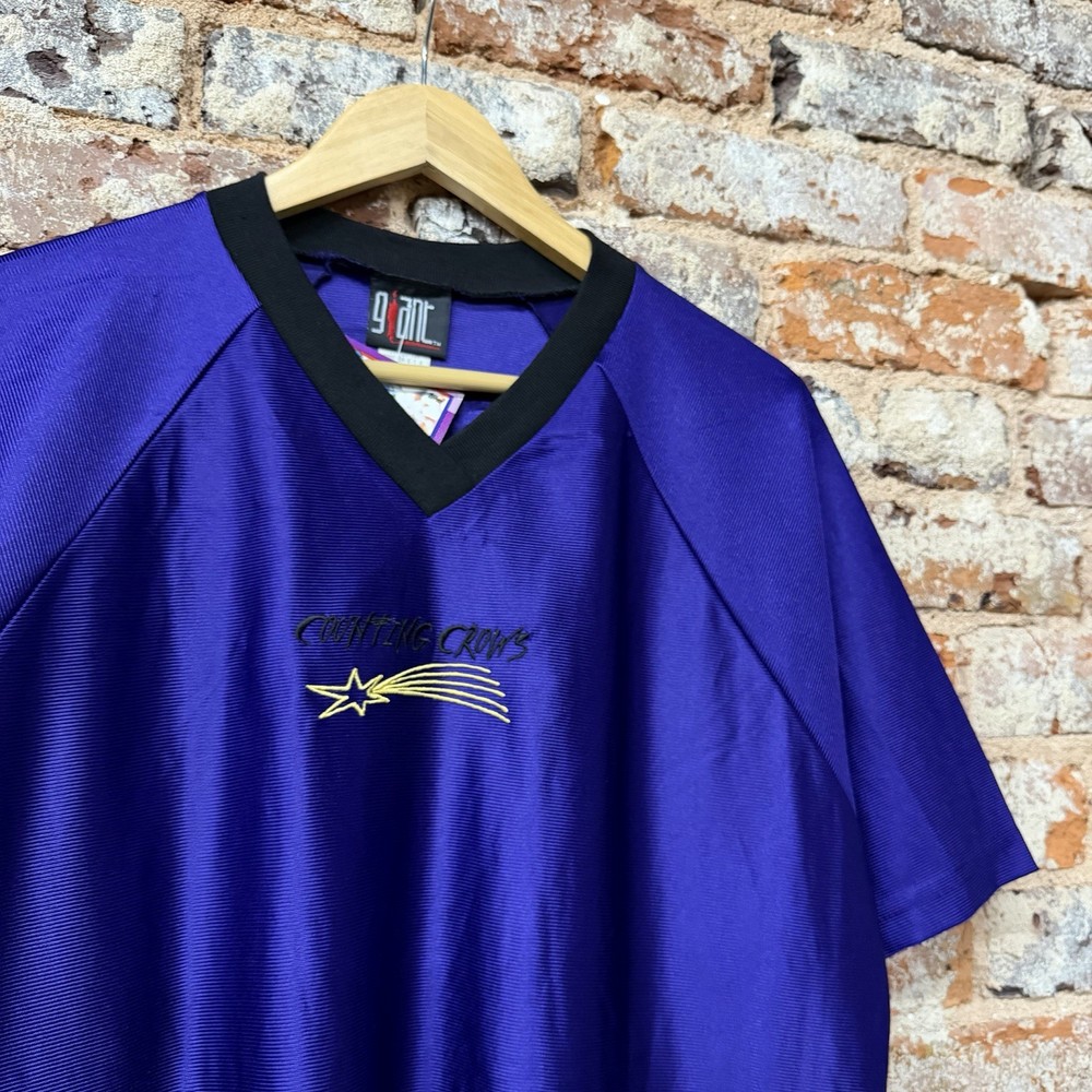 Vintage Counting Crows Jersey Giant Band Merch Purple XL USA Made 90s